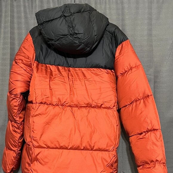 Columbia Puffect Jacket Burnt Orange and Black size small - Picture 2 of 3